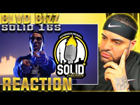 Solid 16s x Blvd Bizz (Official Video) Prod by ADB Beatz *REACTION*