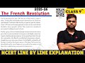 French Revolution Class 9 History Chapter 1 2025 26Session Full Chapter