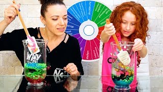 🤪 РУЛЕТКА СЛАЙМ ЧЕЛЛЕНДЖ С МАМОЙ | СЛУЧАЙНЫЕ ИНГРИДИЕНТЫ | КОЛЕСО ФОРТУНЫ | סליים אתגר עם אמא