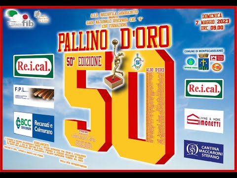 50° EDIZIONE DEL PALLINO D'ORO