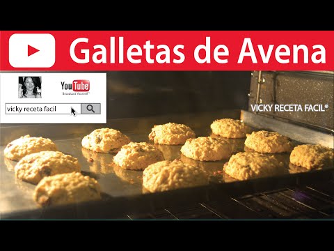 GALLETAS DE AVENA ❤️ Vicky Receta Facil