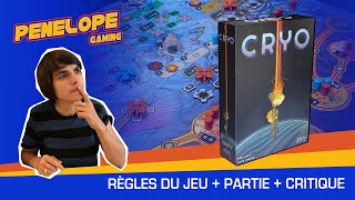 CRYO  - {règles, partie, critique} - un jeu ovni de Luke Laurie et Tom Jolly !