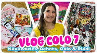 🎨 VLOG COLO n°7 ~ Des Achats, du colo et du Diddl 🐭
