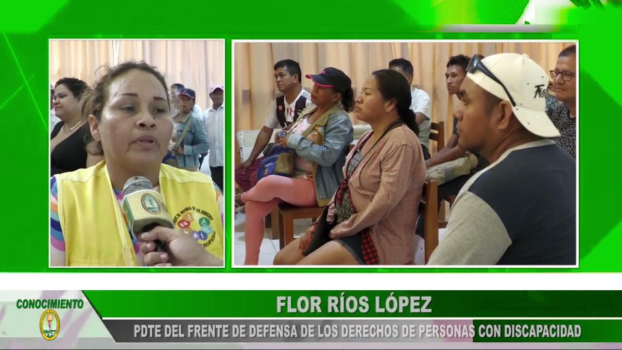 FLOR RÍOS LOPEZ, PDTA DEL FRENTE DE DEFENSA DE LOS DERECHOS DE PERSONAS CON DISCAPACIDAD.