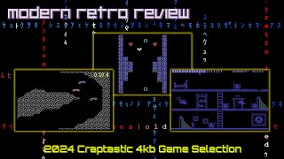 Modern Retro Review - 2024 Craptastic 4kb Game Selection (Commodore 64)