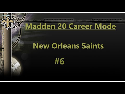 MADDEN 20 Career Mode | Ep. 6 | New Orleans Saints | ED LEWIS NEEDS A SHRINK!!