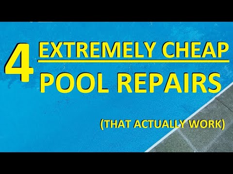 4 Extremely Inexpensive Swimming Pool Repairs (that actually work)