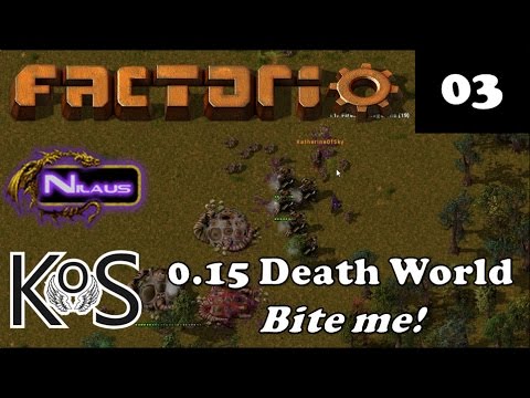 Factorio 0.15 Death World - E03 - First Contact