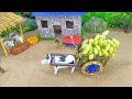 Diy Mini Farm Diorama Bullock  Cart Mini Framing Science Project Grapes Farming