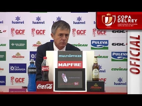 Rueda de Prensa de Alcaraz tras el Granada CF (0-2) AD Alcorcón - HD