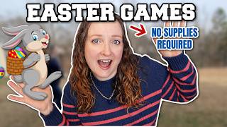 10 EASTER GAMES with ZERO SUPPLIES (Perfect for Parents & Teachers) 🐣