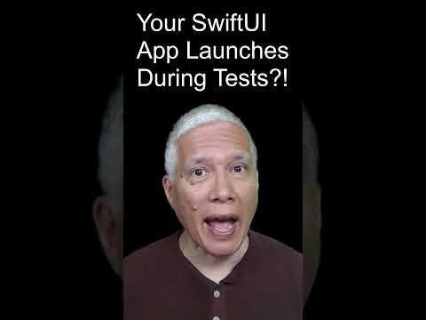 App Launch During Unit Tests #xcode #unittesting #swiftui thumbnail