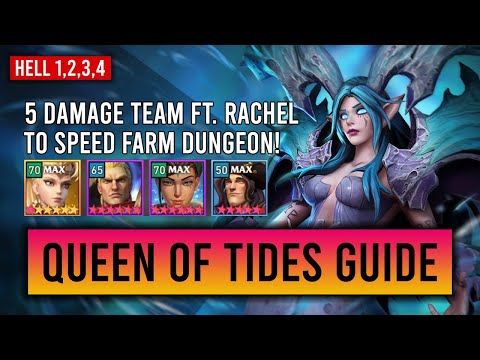 5 Queen of Tides Speed Farming Teams ft. Rachel | Awaken Chaos Era Guide