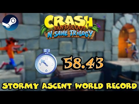 Stormy Ascent 58.43 (Uncapped WR) Crash Bandicoot NST (PC)