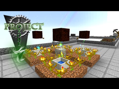 Minecraft Mods Project Ozone - JADED AMARANTHUS [E35] (Modded HQM Sky Block)