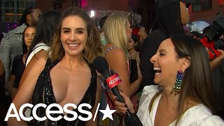 Alison Brie Hilariously Calls Her Breasts Her Best Accessory On The MTV VMAs Red Carpet