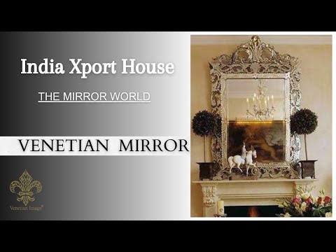 Venetian Mirror For Home Decor, Quality Glass Venetian Oval Glass Mirror Wall Mount For Living Room