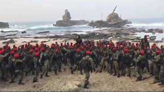 Download lagu yel yel kopassus baret merah ❤️ mp3