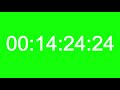 Green Screen Timer 1 Hours / Stopwatch / Waktu 1 Jam  (Chroma Key Background System)