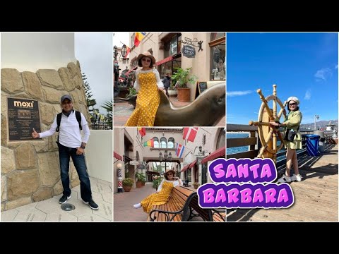 SANTA BARBARA - Walking Downtown Santa Barbara in 2021, California, USA, Travel, 4K