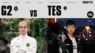 G2 vs TES, LES CHAMPIONS ENTRENT DANS L'ARÈNE (WORLDS 2025)
