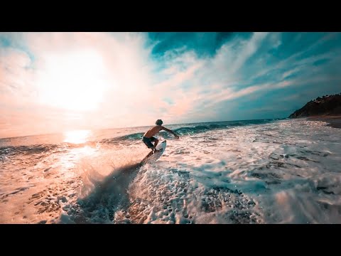 Skimboarding In Paradise
