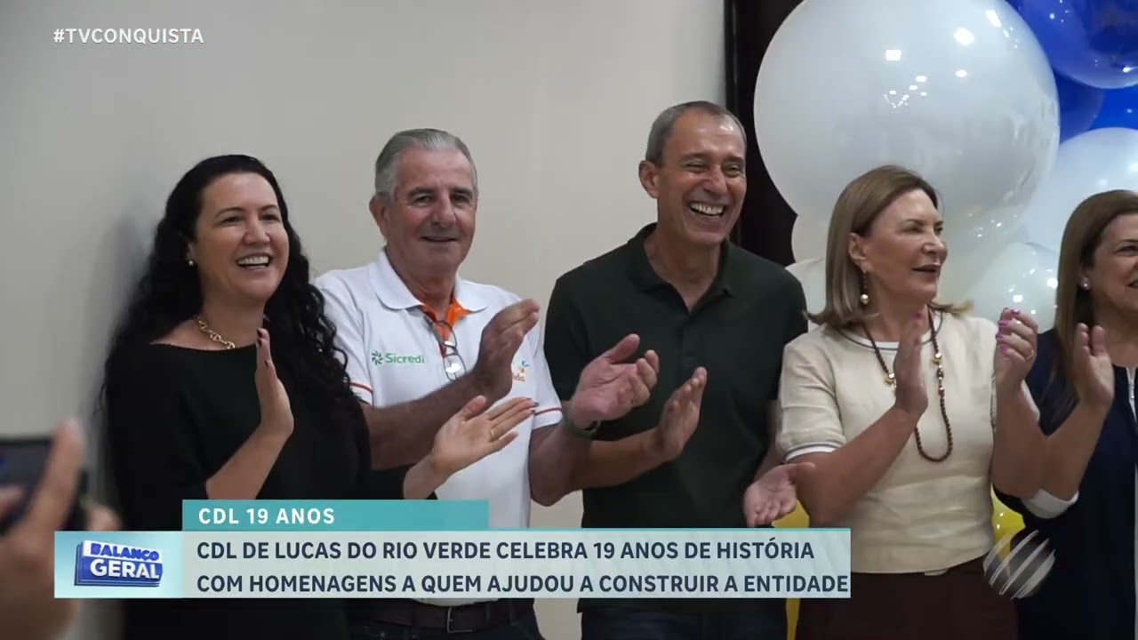 CDL de Lucas do Rio Verde celebra 19 anos com homenagens e reconhecimento aos empresários