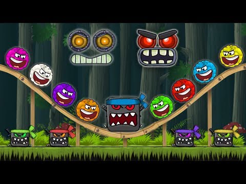 RED BALL 4 - Color Changing Blueberry Ball with 'VOLUME 3 & 5 GHOSTS' in DEEP FOREST