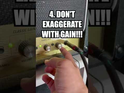 How to make a CRUNCH SOUND with your guitar  👨‍🍳 🎸 #guitar #rockguitar #electricguitar #acdc