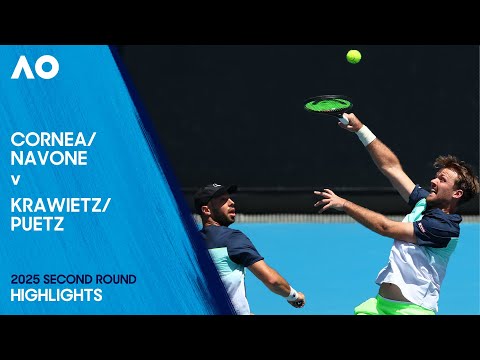 Cornea/Navone v Krawietz/Puetz Highlights | Australian Open 2025 Second Round