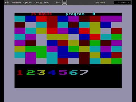 Floodit - BASIC10Liner 10 line game for ELAN Enterprise 128 or 64 from FeCO, 2023