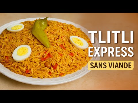 Tlitli Recette Algerienne – express, Facile, Sans Viande et Sans Couscoussier