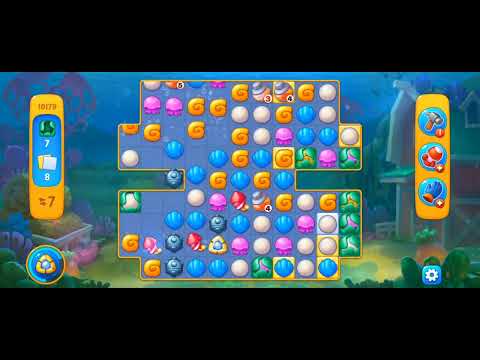 Fishdom Easy Level 10179 (with ingame lightning booster) @choraelmin