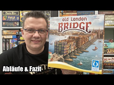 Old London Bridge(Queen Games) ab 10 Jahren - thematisch und mechanisch ein spannendes Familienspiel