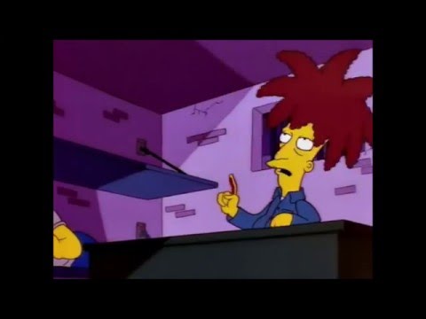 The Simpsons - Use a pen, Sideshow Bob