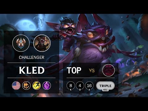 Kled Top vs Ornn - NA Challenger Patch 9.13