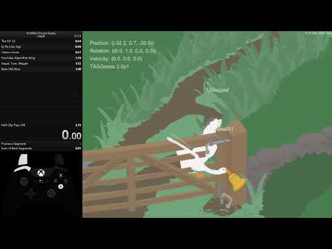 Reverse Full Gate Clip AKA R.F.G. w/ Controller [Untitled Goose Game Any% Speedrun]