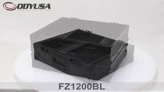 Video thumbnail for Odyssey Universal Black Turntable Flight Case (FZ1200BL) by Odyssey Innovative Designs