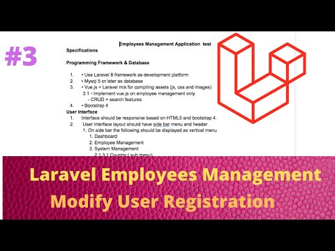 01 Employees Management Application with Laravel and Vuejs
