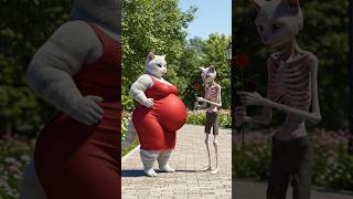 Fat Cat and Skinny Cat story 😍:A Love Story You’ll Never Forget