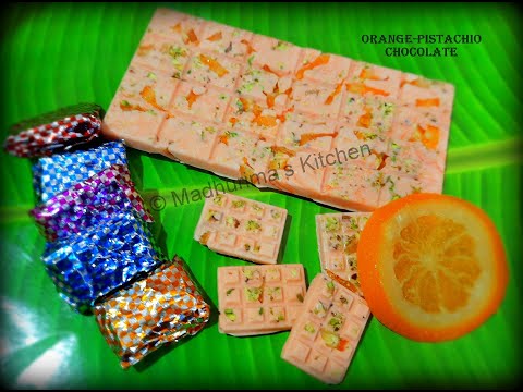 Happy Chocolate Day : Orange Pistachio Chocolate (9th Feb 2023) #chocolateday