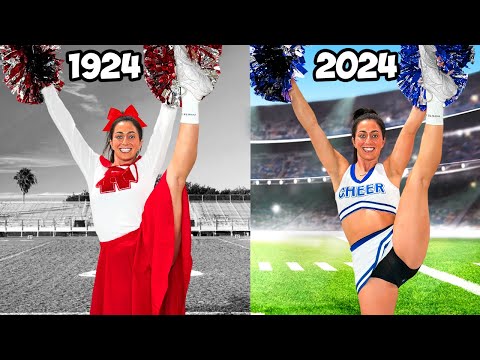 Trying 100 Years of Cheerleading!