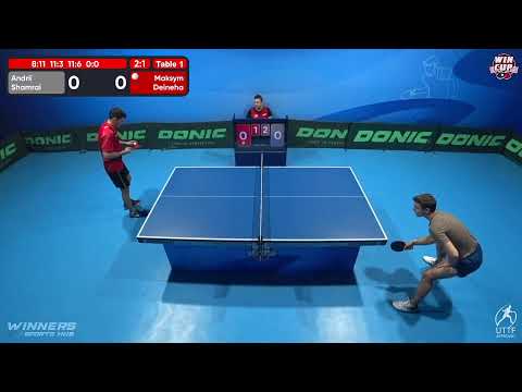 16:00 Andrii Shamrai 3-1 Maksym Deineha West 3 WIN CUP 05.12.2022 | TABLE TENNIS WINCUP