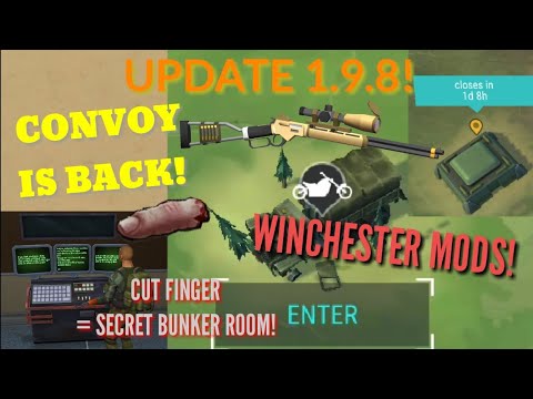 CONVOY IS BACK! | SECRET ROOM AT BUNKER! | WINCHESTER MODS - Last Day on Earth Survival UPDATE 1.9.8