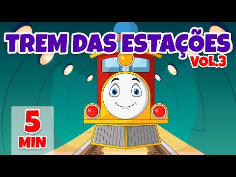 Trem das Estações Vol. 3 - Giramille 5 min | Desenho Animado Musical
