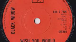 Music video thumbnail preview for Black Widow - Wish You Would (non-LP 45) by Black Widow