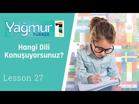 Learn Turkish Lessons 27, which language do you speak? (language names) - Dil isimleri