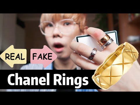 Fake VS Real - Chanel Coco Crush Ring  Review / Aliexpress Replica VS Original Jewelry Haul Unboxing