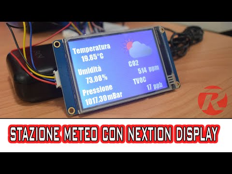 PROGETTO Arduino: Stazione Meteo Touch-Screen con Nextion Display