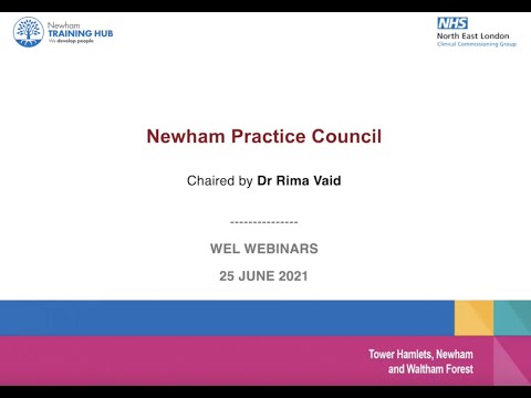 Newham Practice Council - 25 June 21